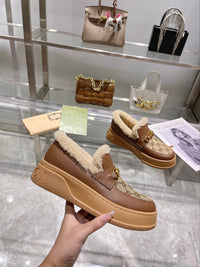 Platform Slip-On Loafers