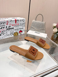 Bianca Leather Slides