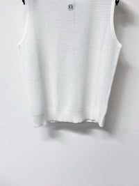 Sleeveless Textured Knit Top