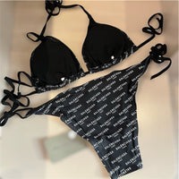 All-over Logo Triangle Bikini Set