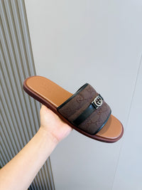 Monogram Slide Sandals
