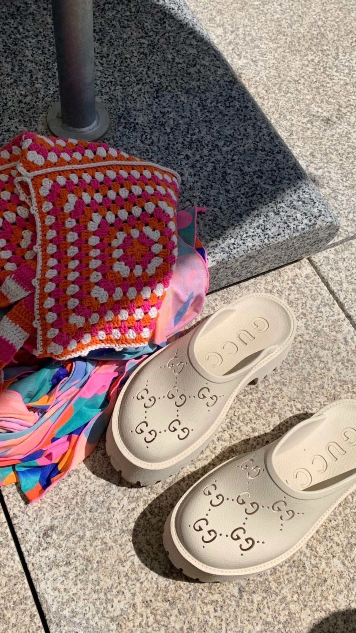 Platform Slide Sandals
