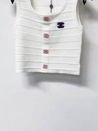 Button Knit Tank Top