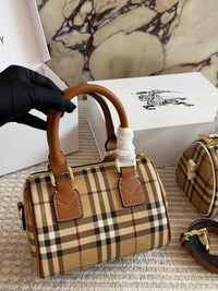 Mini Check Bowling Bag