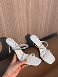 Caovilla Rhinestone Chandeliers Mules