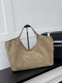 26C Suede Shopping Tote