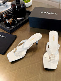 Camellia Thong Mules