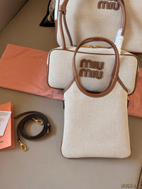 Canvas Leather Ivy Tote Bag