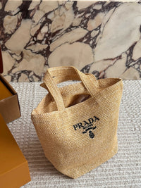 Raffia Woven Tote Bag