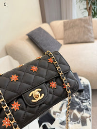 Mini Floral Classic Flap Bag