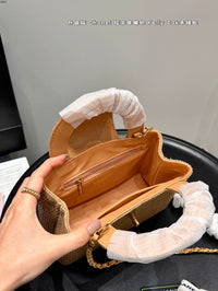 Raffia Kelly Bag