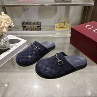 26S Horsebit Suede Mules