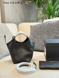 PRL Leather Bucket Bag
