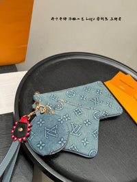Monogram Denim Pochette Trio Set