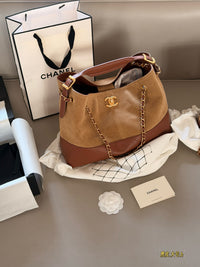 Suede Shopping Bag