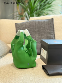 PRL Leather Bucket Bag