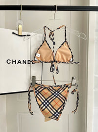 Vintage Check Bikini Set