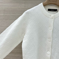 Fine Fabric Jacquard Cardigan