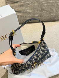 Small Dior Caro Hobo Bag
