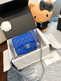 Mini Flap Bag with Lucky Ball Chain