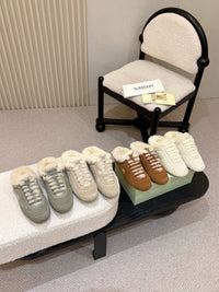 26S Shearling Knight Runner Mules