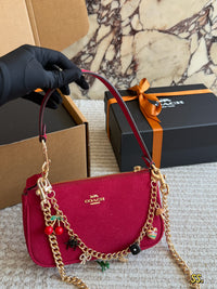 Teri Suede Mini Crossbody Bag