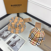 Reversible Check Bucket Hat