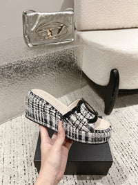 Platform Slide Sandals