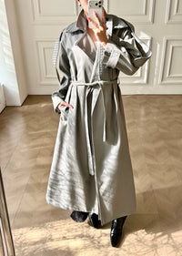 Intrecciato Trench Coat