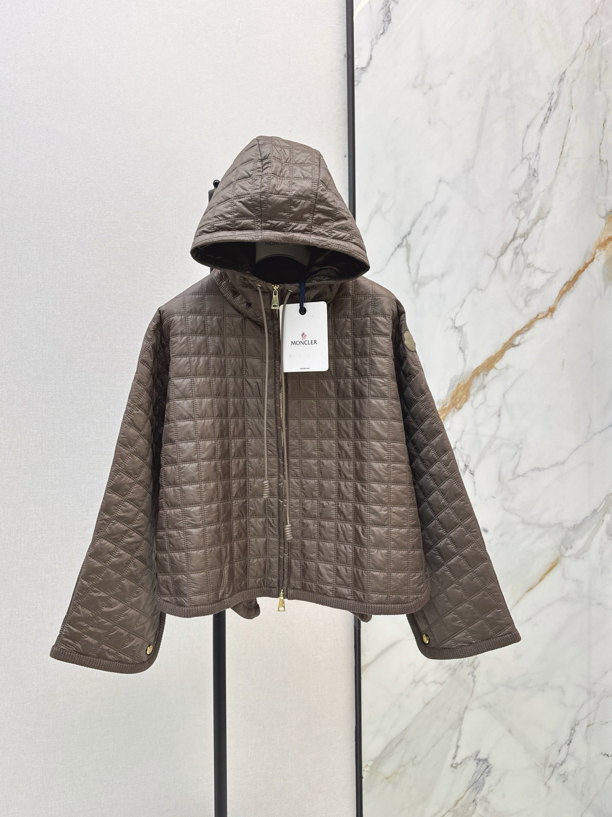 Quilted Hooded Cape