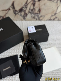 25A Heart Charm Mini Flap Bag