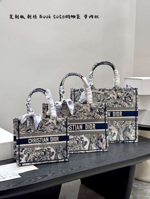 Book Tote Toile De Jouy