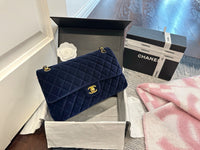 Velvet Flap Bag