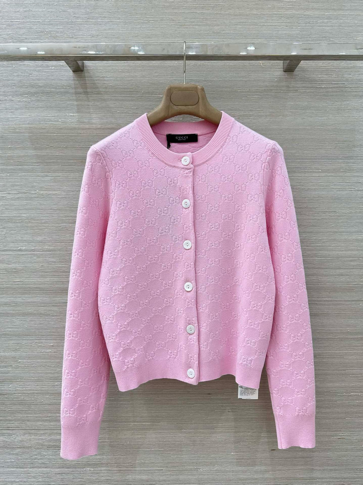Fine Fabric Jacquard Cardigan