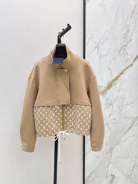 26S Monogram Accent Zip-Up Jacket