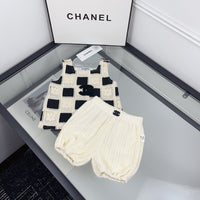Crochet Knit Two-Piece Set