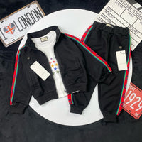 Web Stripe Track Jacket & Joggers Set