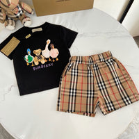 Duck Teddy Check Set