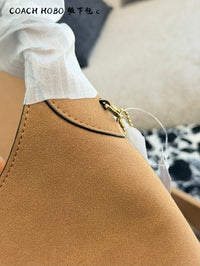 Brooklyn 28 Hobo Suede Shoulder Bag