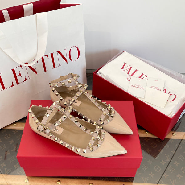 Garavani Rockstud Ballet Flats