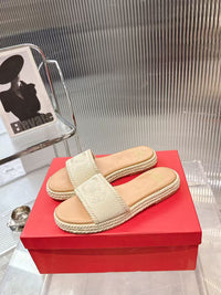 VLogo Espadrille Slides