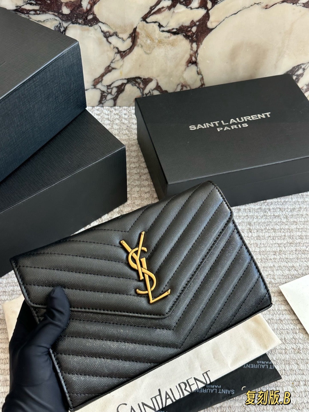 Cassandre Leather Clutch