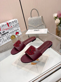 Bianca Leather Slides