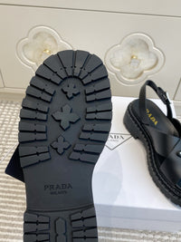 Leather Platform Sandals