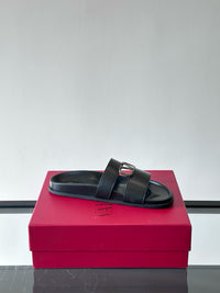 Garavani VLogo Calf Leather Slides