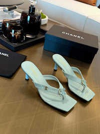 Camellia Thong Mules