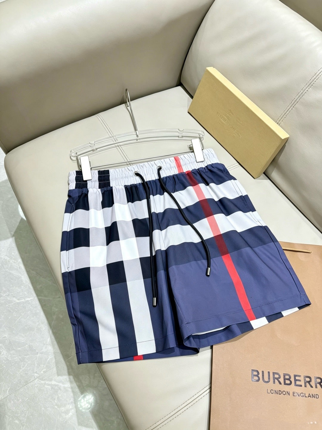 Vintage Check Swim Shorts