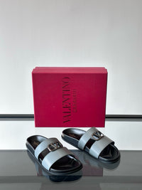 Garavani VLogo Calf Leather Slides