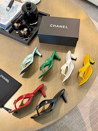 Camellia Thong Mules