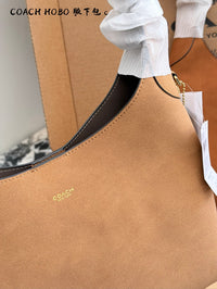 Brooklyn 28 Hobo Suede Shoulder Bag